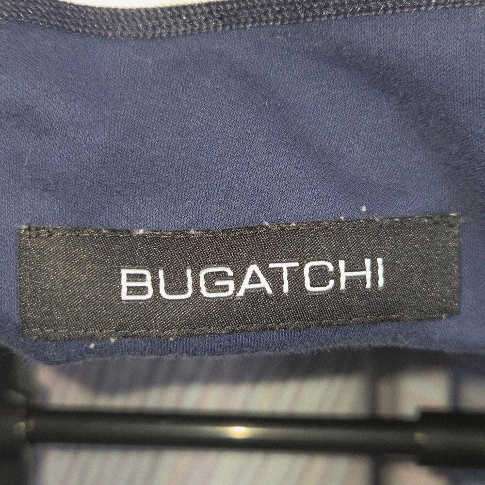 Bugatchi Polo Shirt Mens Large Blue Multicolor Striped Golf Casual Stretch - Picture 6 of 10